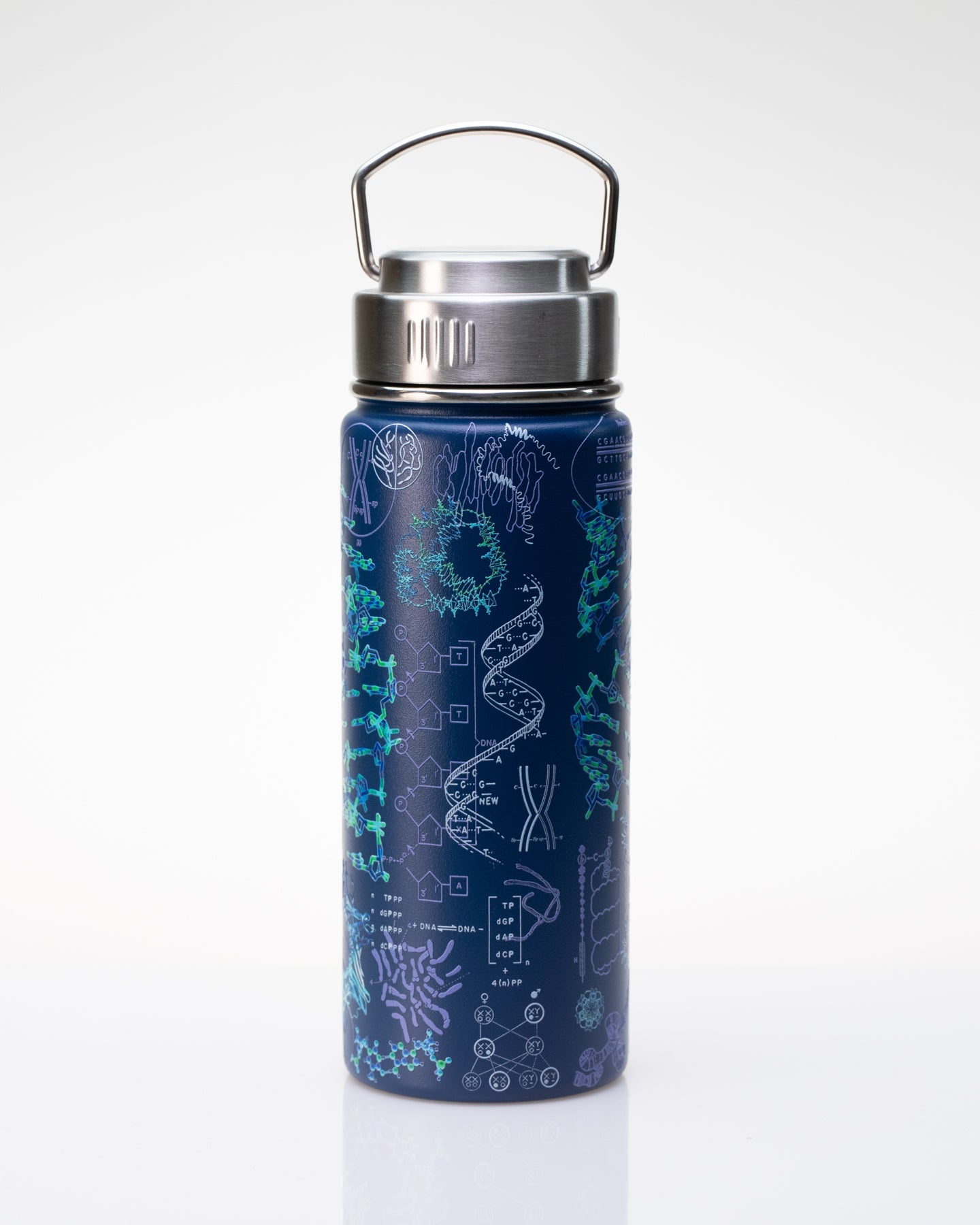 Genetics & DNA Stainless Steel Vacuum Flask / Insulated Travel Mug 