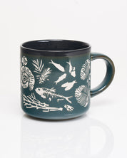 Fossils Hand Carved 430 mL Ceramic Mug