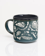 Fossils Hand Carved 430 mL Ceramic Mug