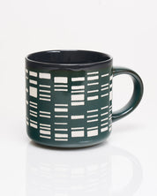 Gel Electrophoresis Hand Carved 450 mL Ceramic Mug