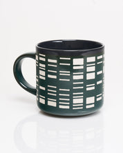 Gel Electrophoresis Hand Carved 430 mL Ceramic Mug