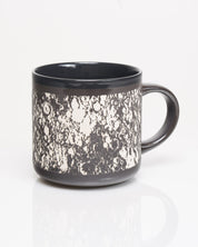 Lunar Surface Hand Carved 430 mL Ceramic Mug