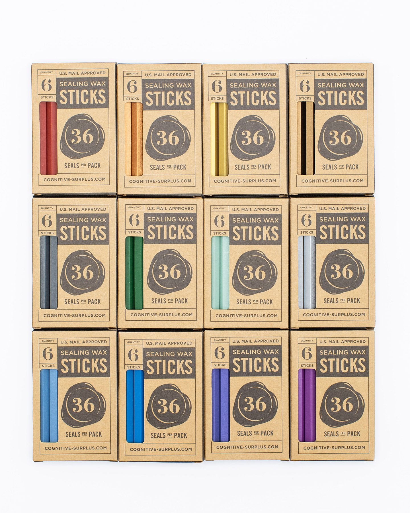 Gold Shimmer Sealing Wax Sticks Cognitive Surplus EU